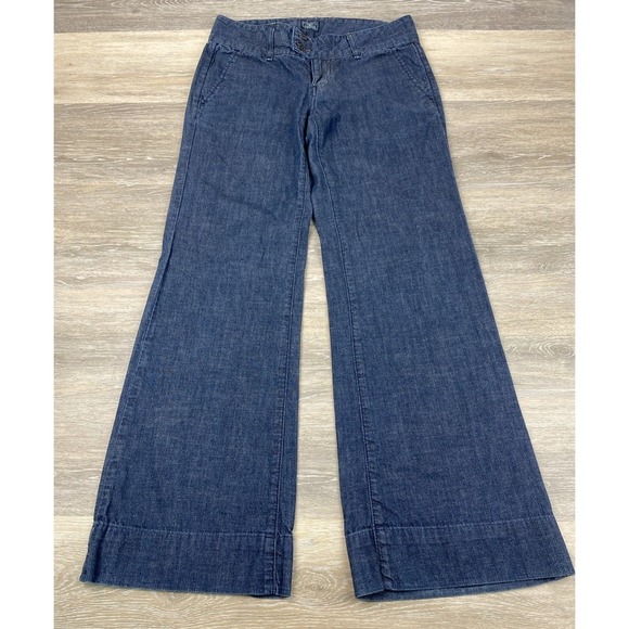 Lucky Brand Denim - LUCKY BRAND DUNGAREES Flare Leg Women's Low Rise Jeans Flap Pockets 6/28 7W10208